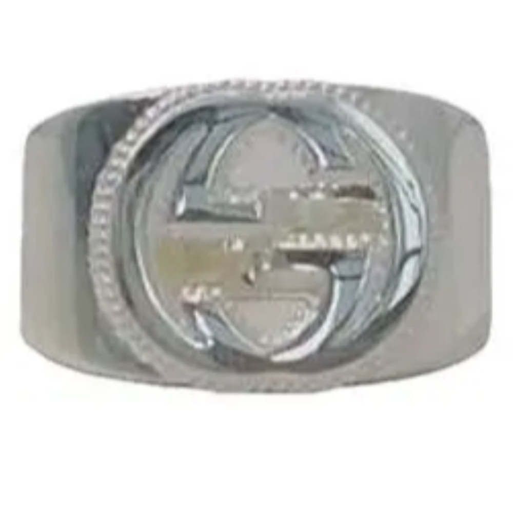 Gucci Icon silver ring 8 ¼US/Never worn/ Sterling Silver, UNISEX